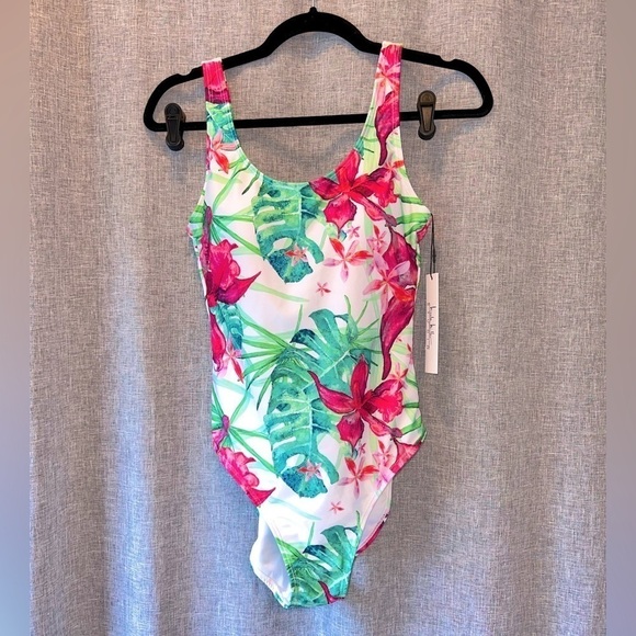 *Women's Nicole Miller One Piece Bathing suit NWT size Small - Picture 1 of 4